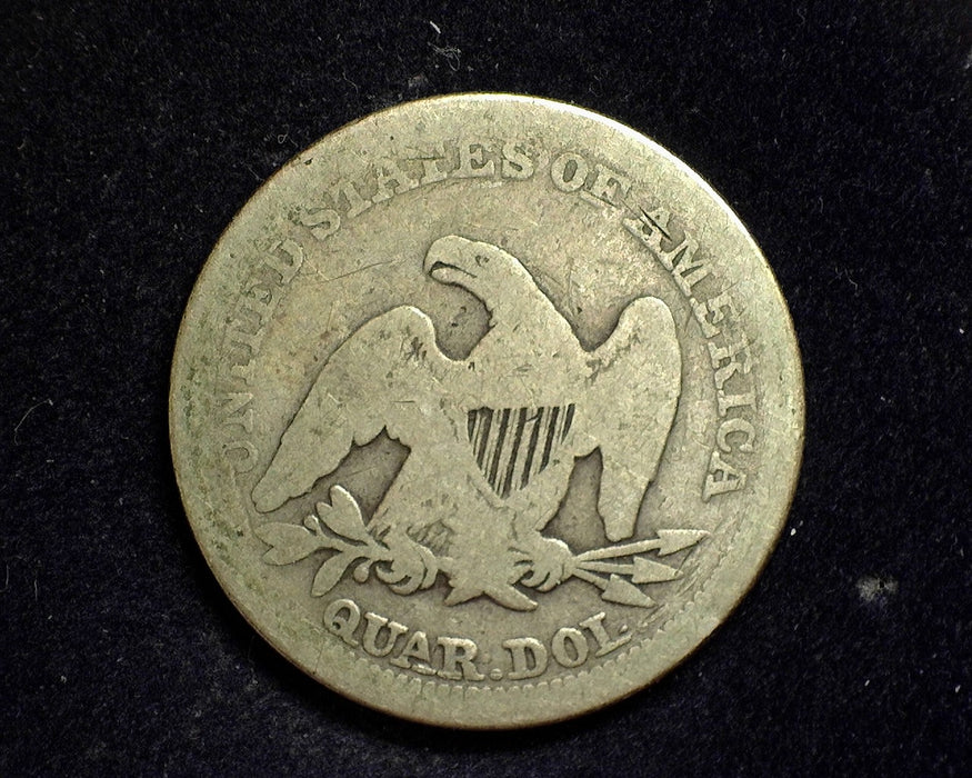 1856 Liberty Seated Quarter VG - US Coin