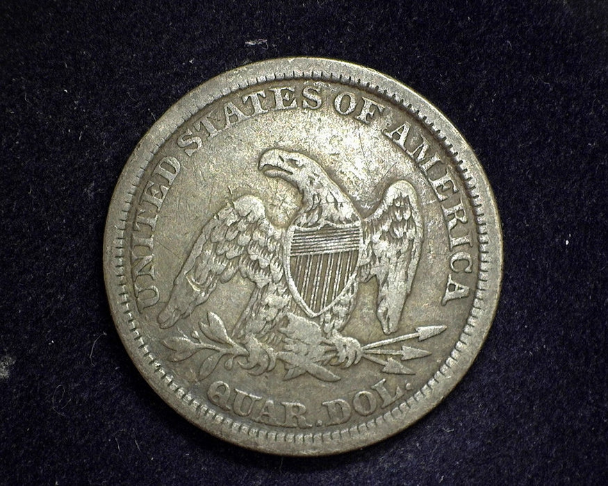 1861 Liberty Seated Quarter F - US Coin