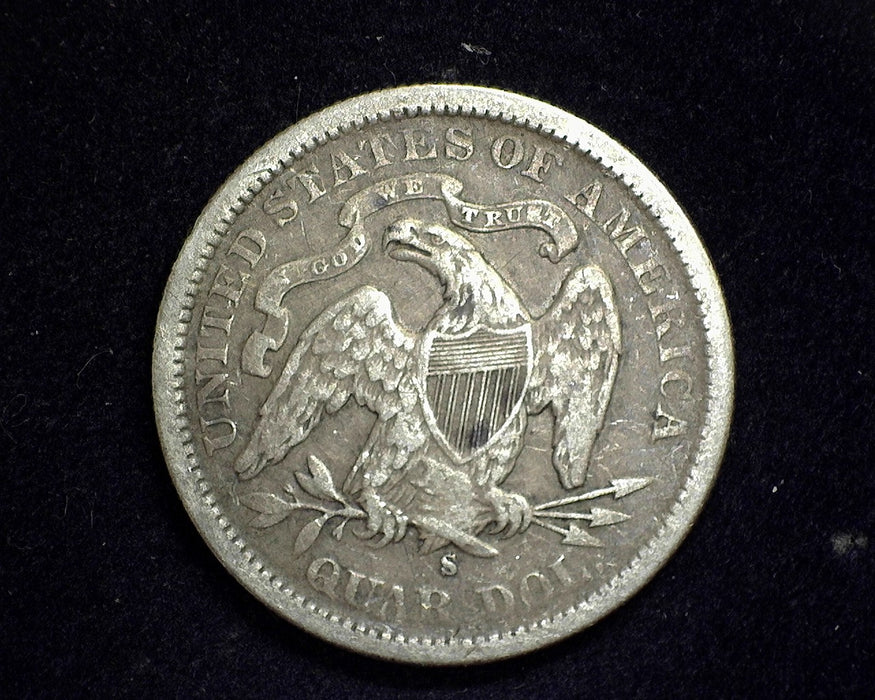 1876 S Liberty Seated Quarter F/VF - US Coin