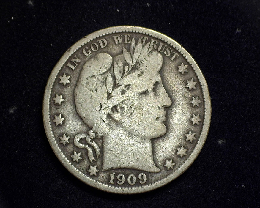 1909 S Barber Half Dollar F - US Coin