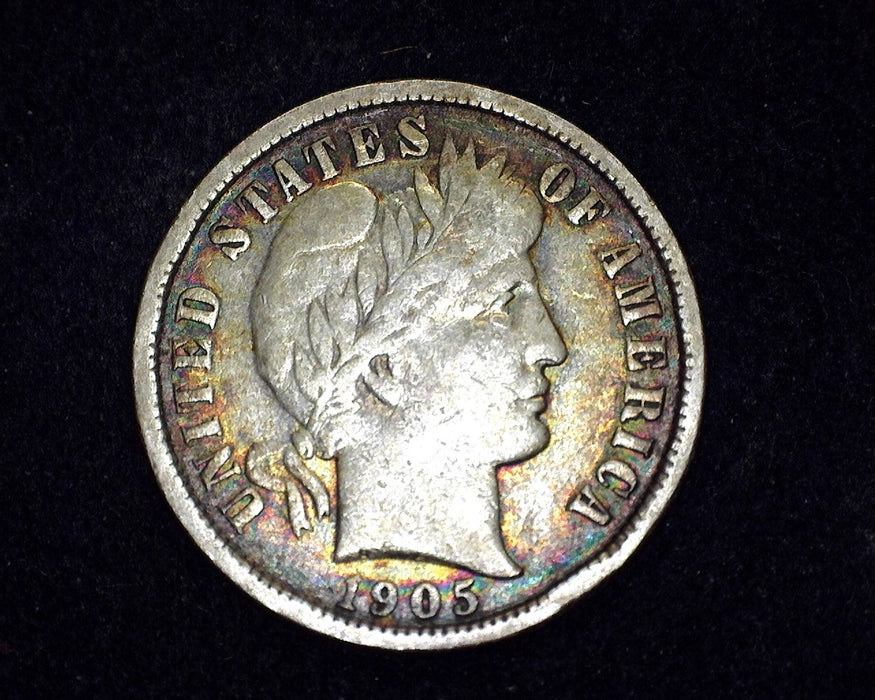 1905 Barber Dime F - US Coin