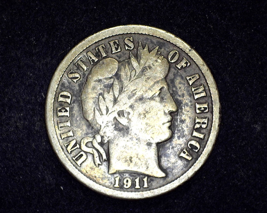 1911 Barber Dime F - US Coin