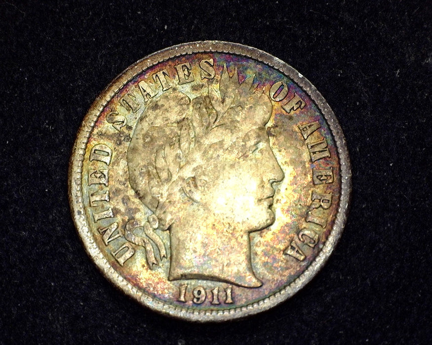 1911 D Barber Dime VF - US Coin