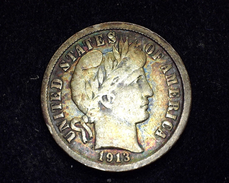 1913 Barber Dime F - US Coin