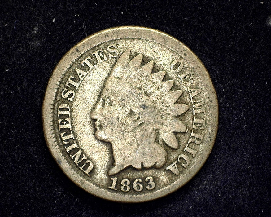 1863 Indian Head Penny/Cent G - US Coin