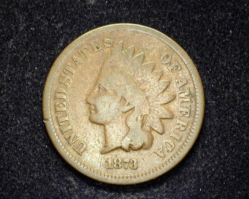 1873 Indian Head Penny/Cent G Open - US Coin