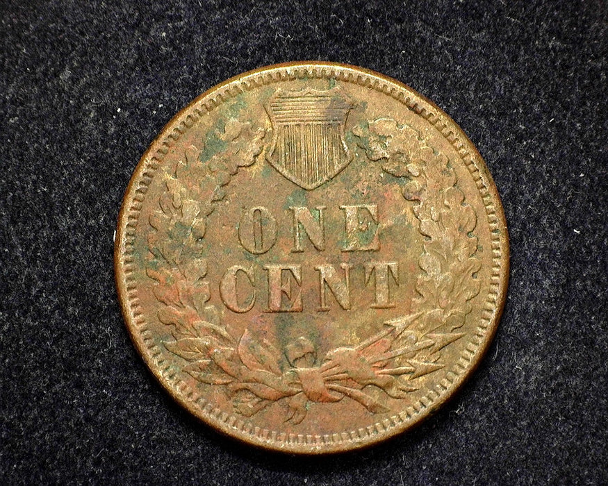 1875 Indian Head Penny/Cent VF Pitting - US Coin