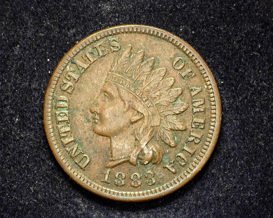 1883 Indian Head Penny/Cent Vf/Xf - US Coin