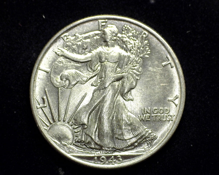 1943 Liberty Walking Half Dollar AU - US Coin