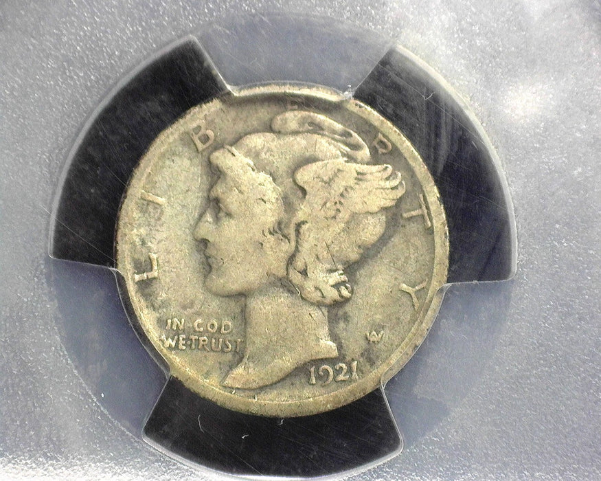 1921 D Mercury Dime PCGS VG 08 - US Coin