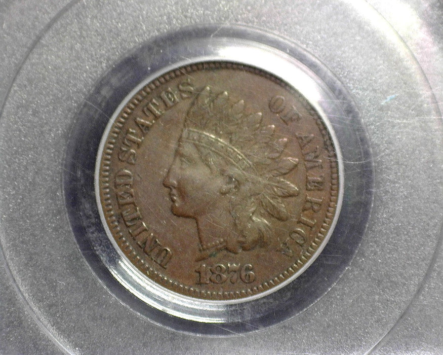 1876 Indian Head Penny/Cent PCGS XF45 - US Coin