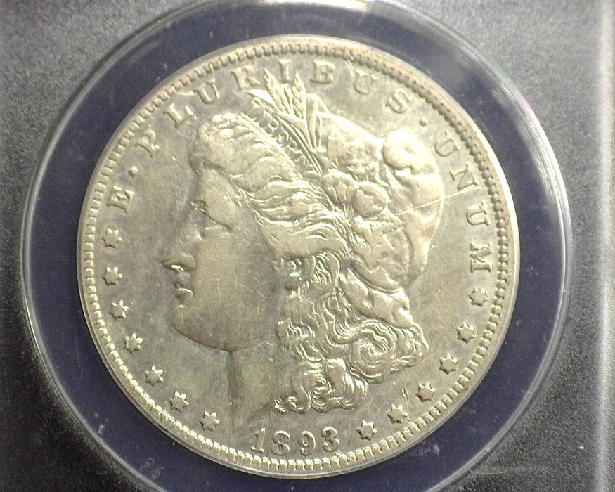 1893 O Morgan Dollar ANACS EF 40 Details Cleaned - US Coin