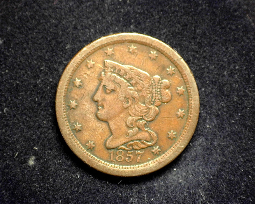 1857 Classic Head Half Cent F - US Coin