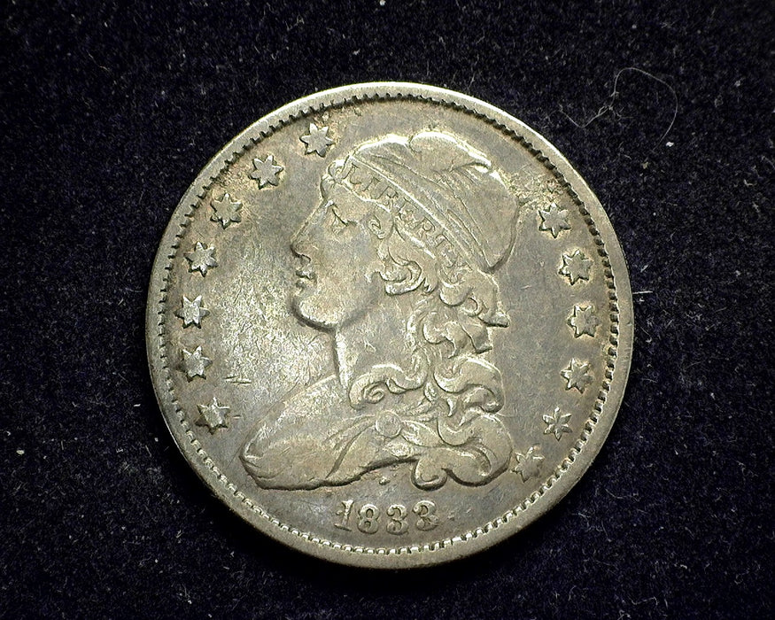 1833 Capped Bust Quarter VF - US Coin