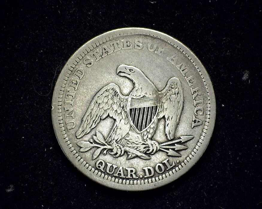 1854 Arrows Liberty Seated Quarter F - US Coin