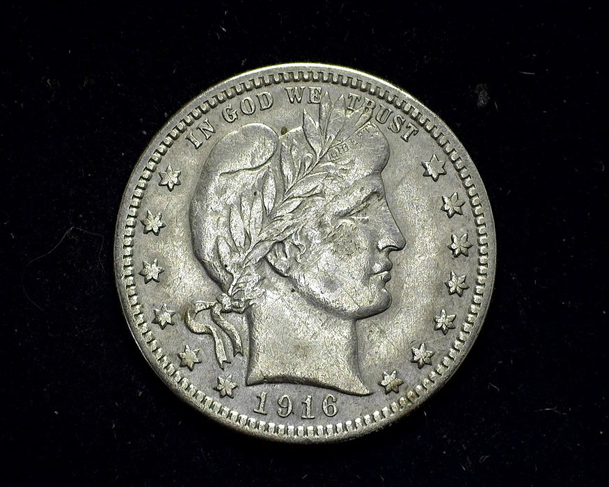 1916 D Barber Quarter F/VF - US Coin