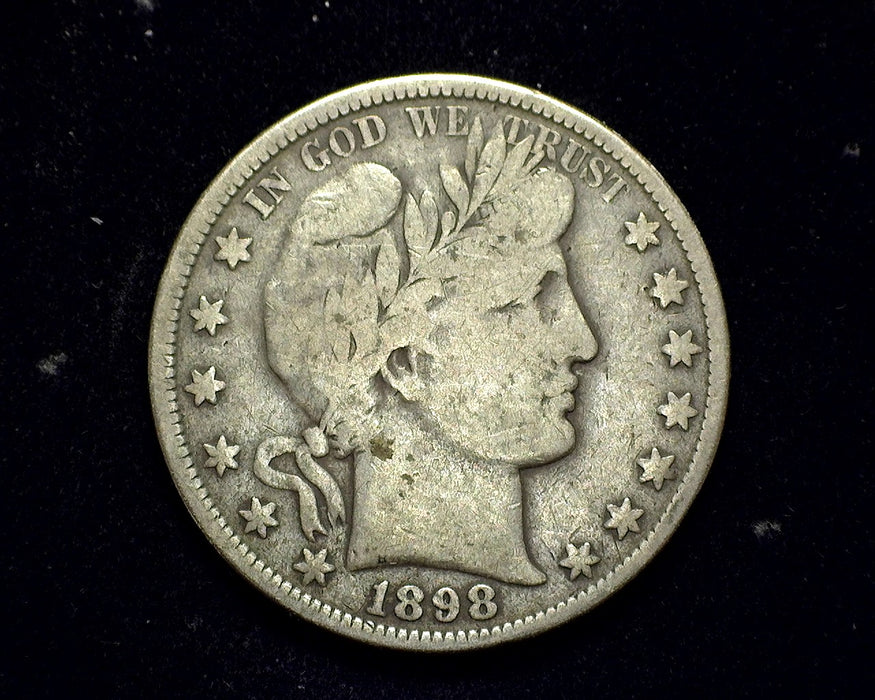 1898 Barber Half Dollar F - US Coin