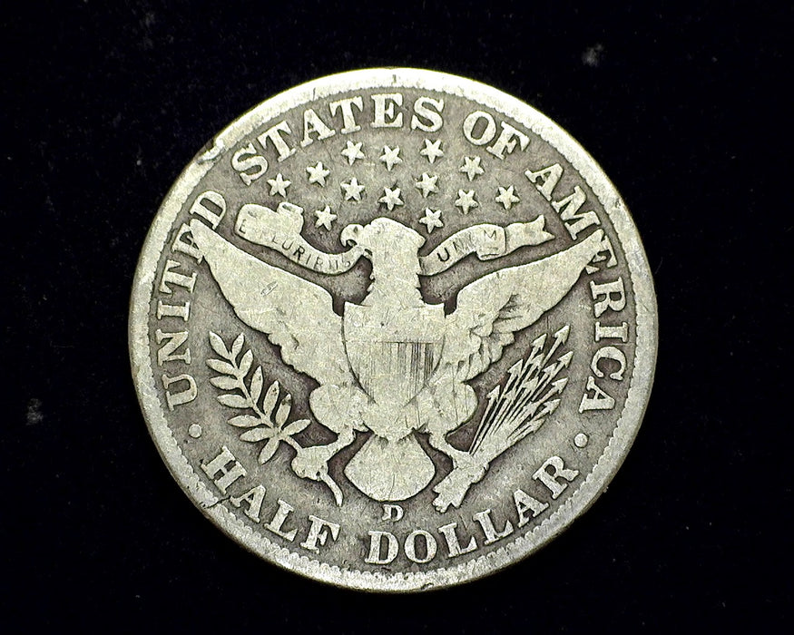 1906 D Barber Half Dollar VG - US Coin