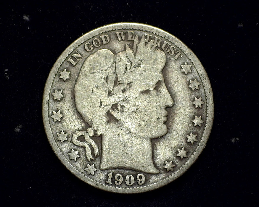 1909 S Barber Half Dollar VG/F - US Coin