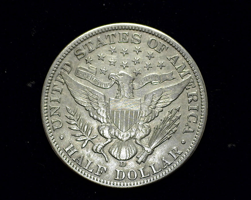 1912 D Barber Half Dollar VF - US Coin