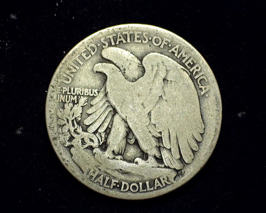 1916 D Liberty Walking Half Dollar VG - US Coin