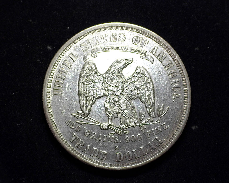 1877 S Trade Dollar Trade AU - US Coin