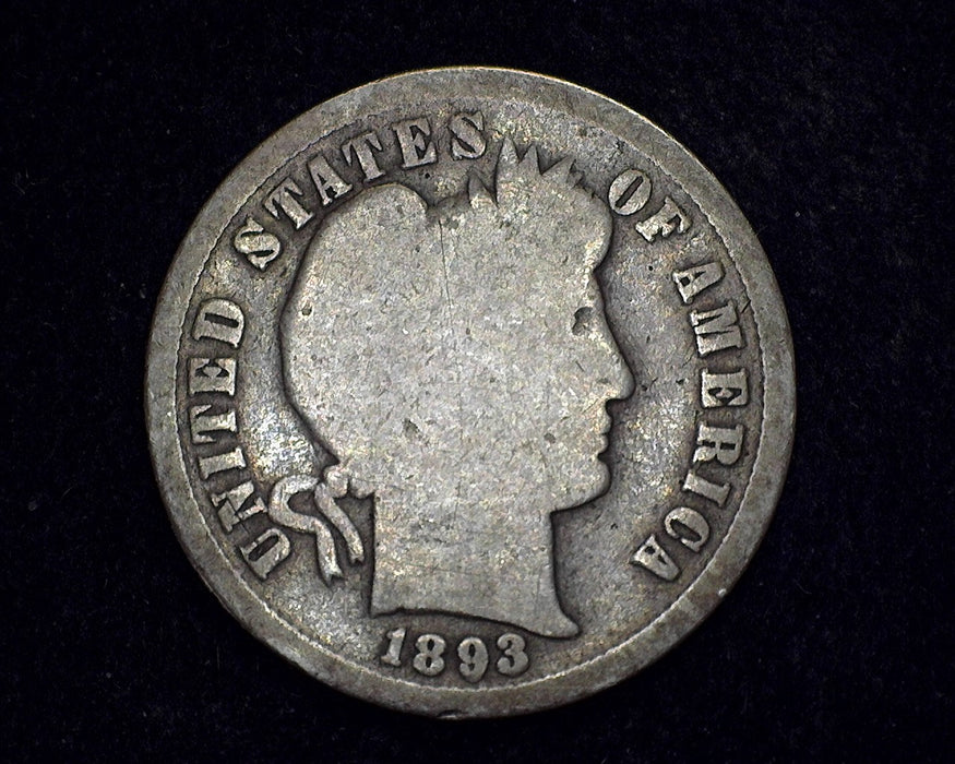 1893 S Barber Dime G - US Coin