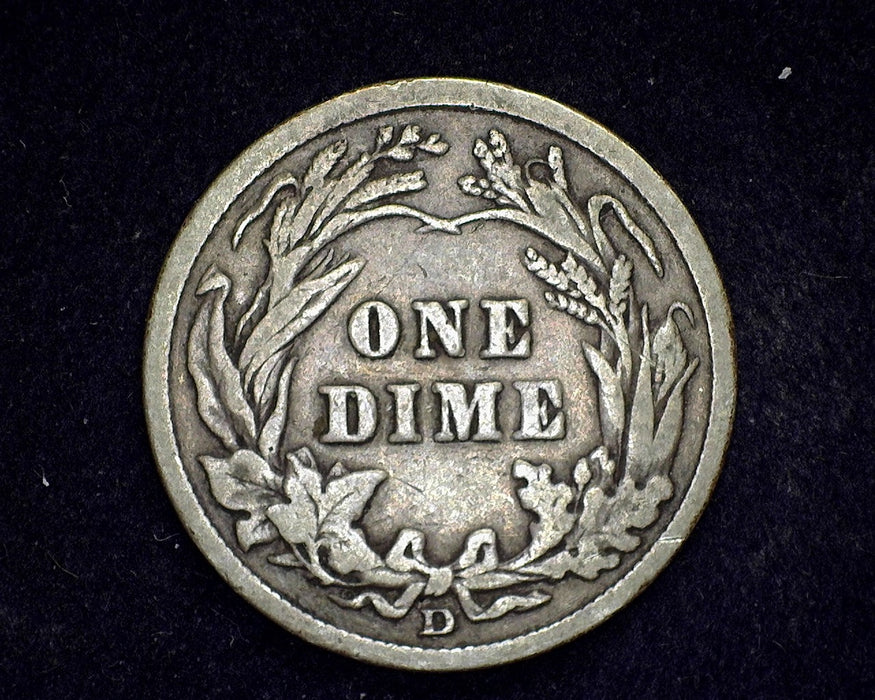 1914 D Barber Dime F - US Coin