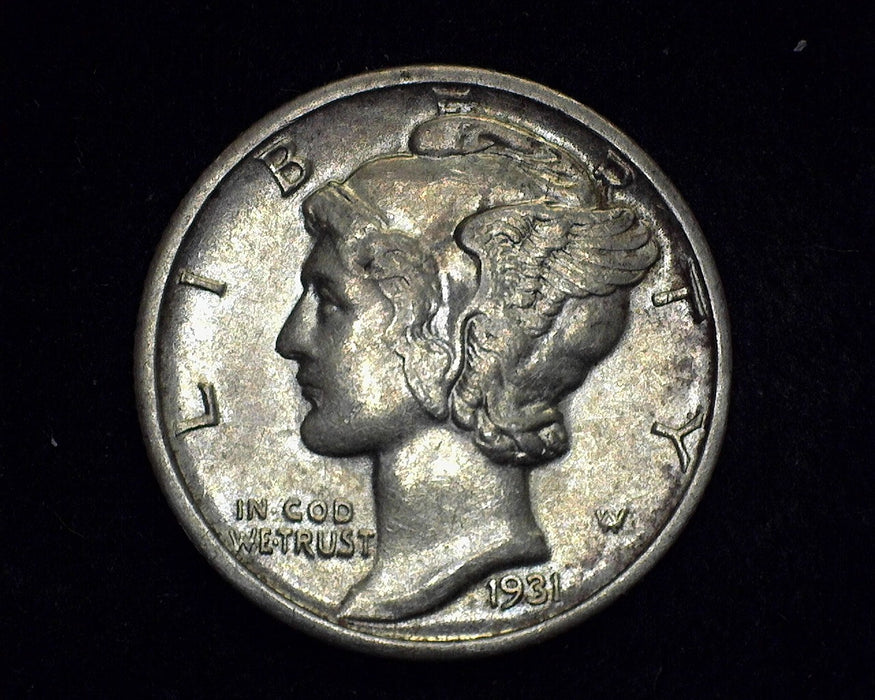 1931 D Mercury Dime AU - US Coin