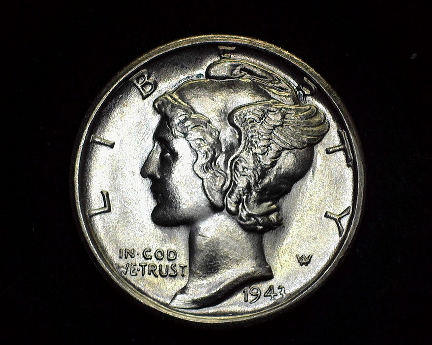 1943 S Mercury Dime BU Gem! - US Coin