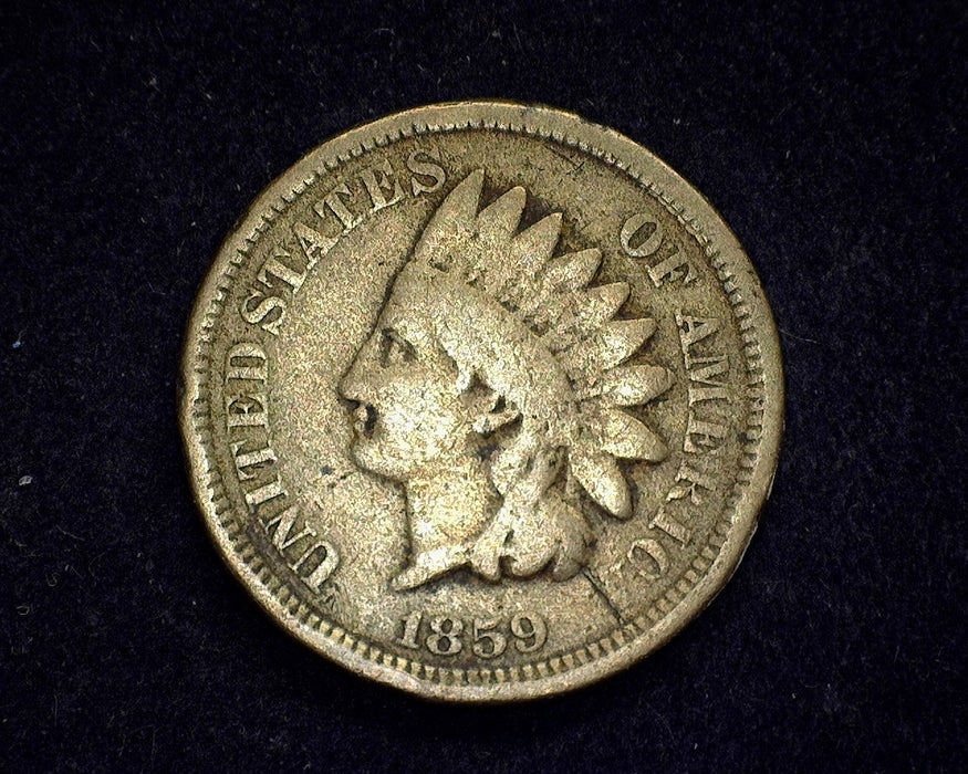 1859 Indian Head Penny/Cent G - US Coin