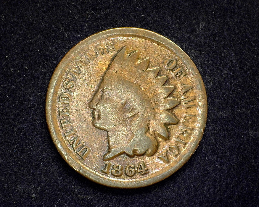 1864 Bronze Indian Head Penny/Cent G - US Coin