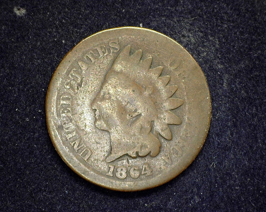 1864 Bronze Indian Head Penny/Cent G - US Coin