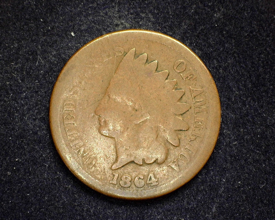 1864 Bronze Indian Head Penny/Cent G - US Coin