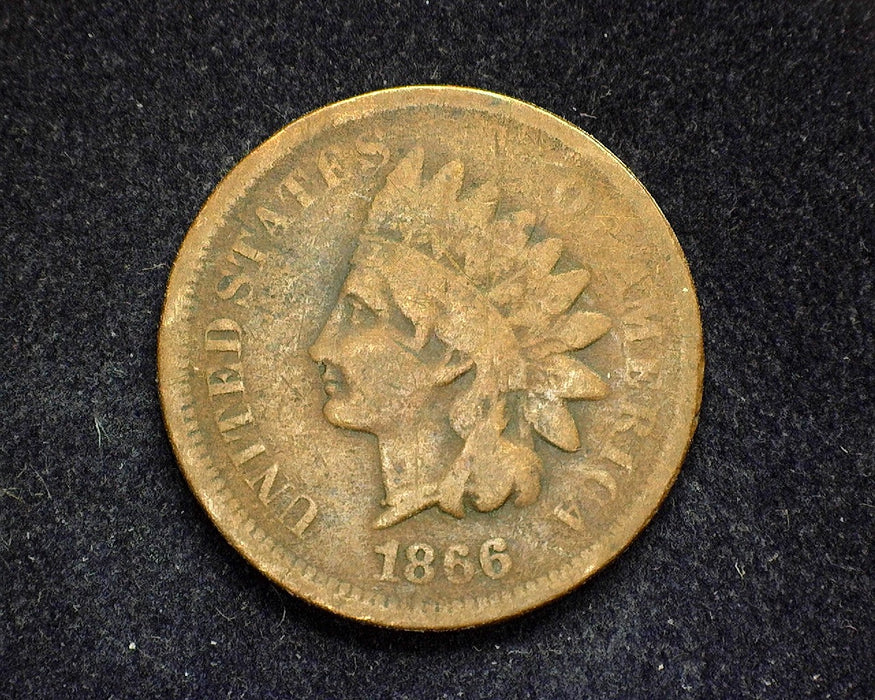 1866 Indian Head Penny/Cent G - US Coin