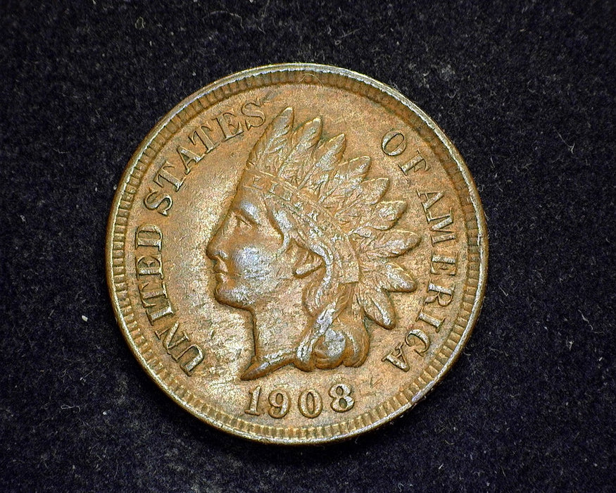 1908 Indian Head Cent XF - US Coin