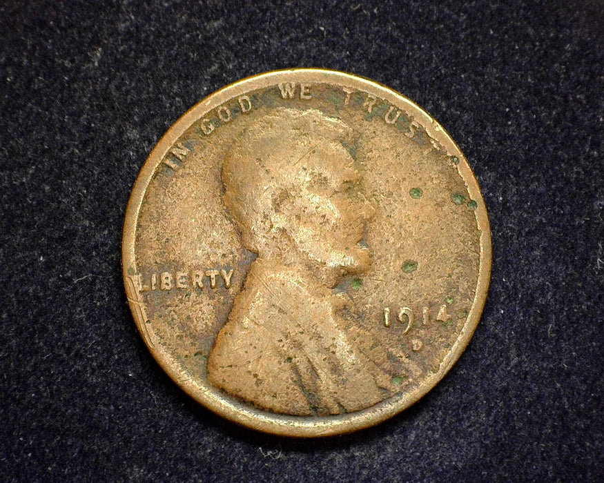 1914 D Lincoln Wheat Penny/Cent Filler - US Coin