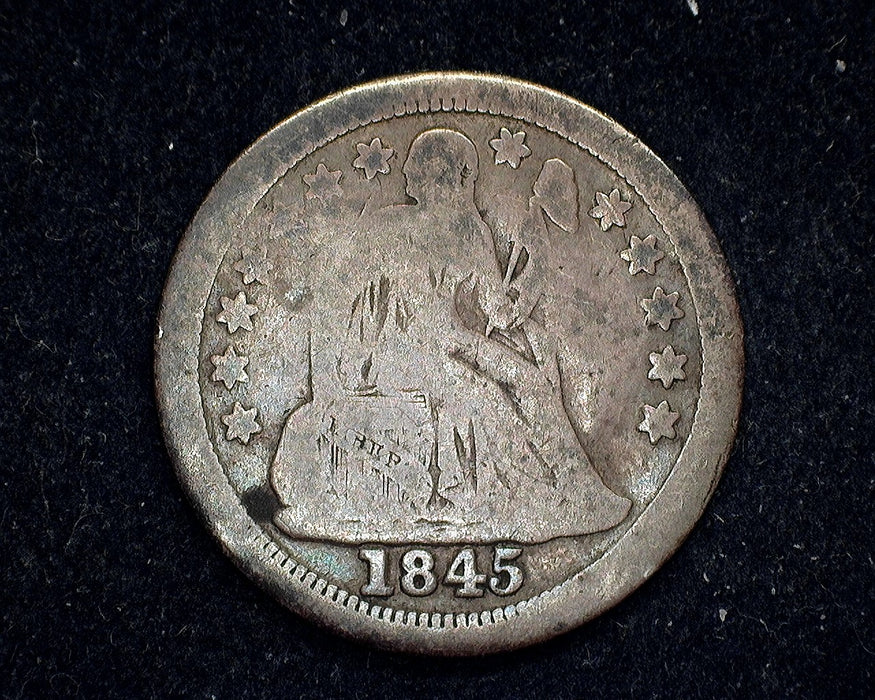 1845 O Liberty Seated Dime VG - US Coin