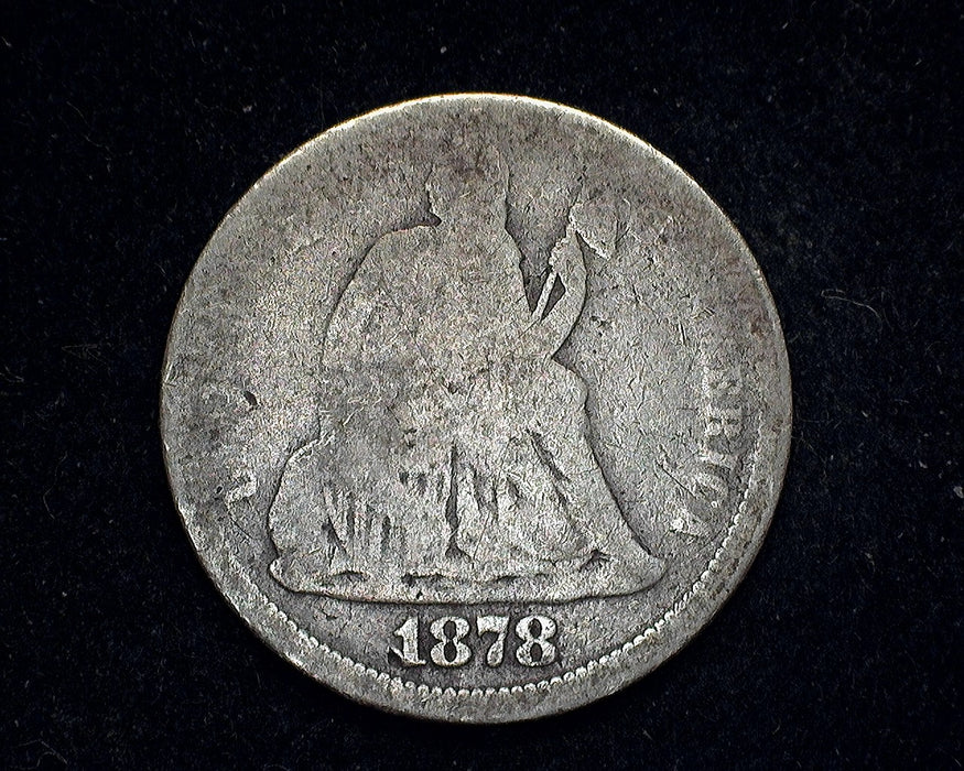 1878 Liberty Seated Dime AG - US Coin