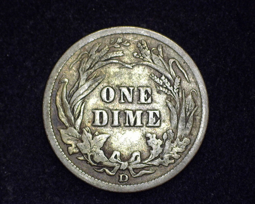 1912 D Barber Dime F - US Coin