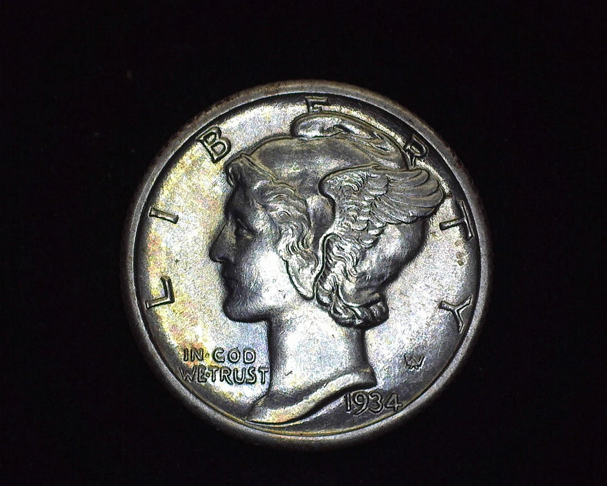 1934 Mercury Dime BU - US Coin