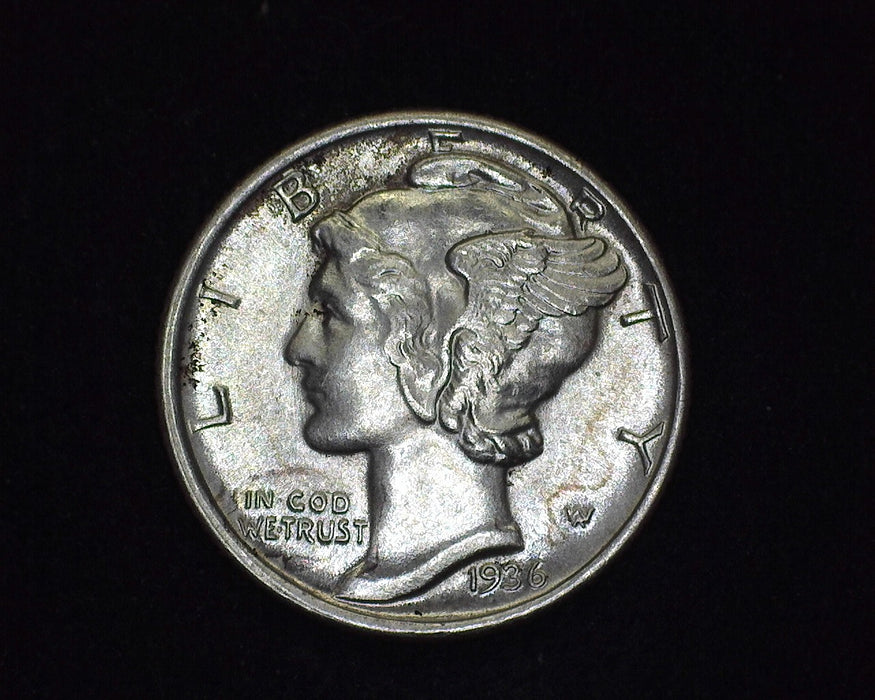 1936 Mercury Dime BU - US Coin