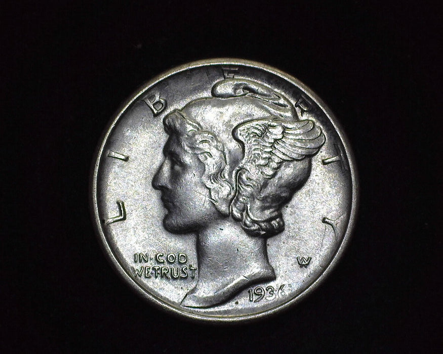 1936 D Mercury Dime BU - US Coin