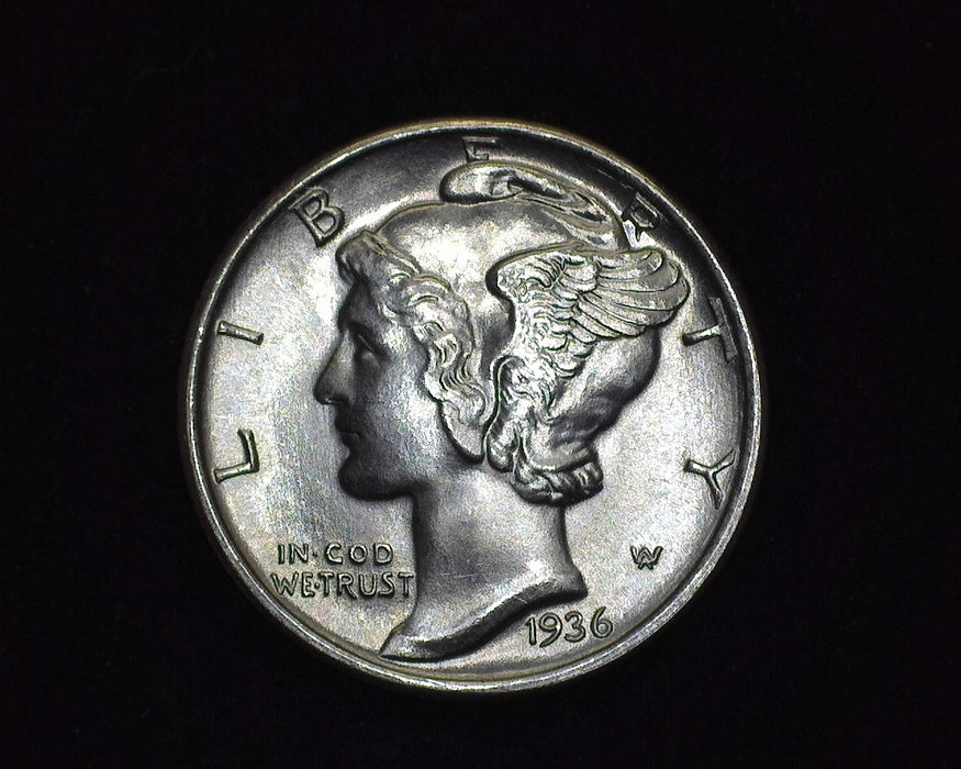 1936 S Mercury Dime BU Choice FSB - US Coin