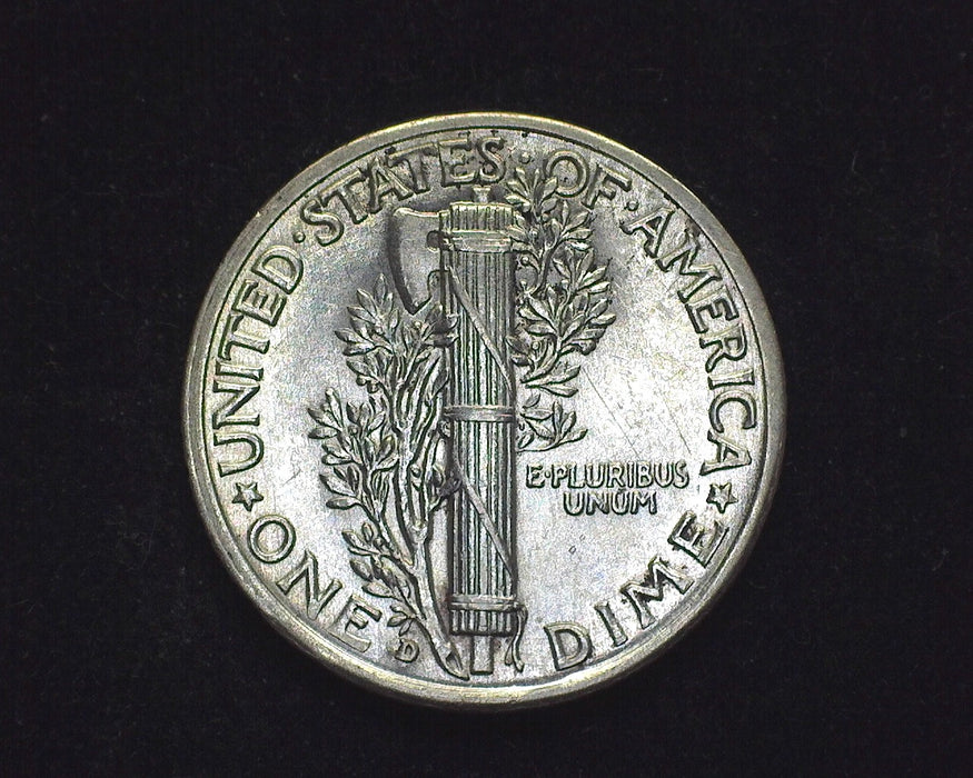 1938 D Mercury Dime BU - US Coin