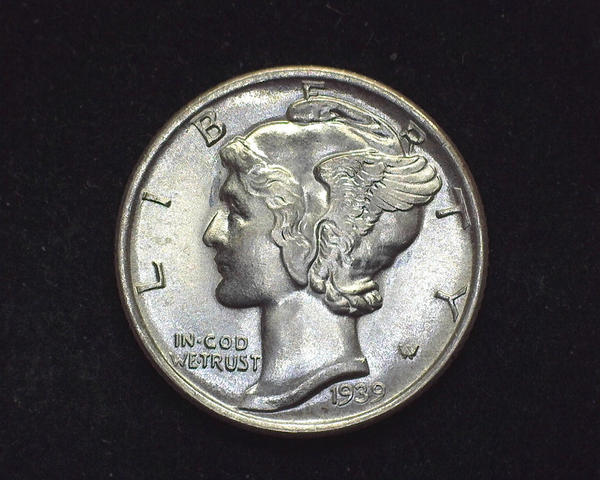 1939 S Mercury Dime BU Gem - US Coin