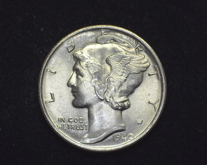 1940 S Mercury Dime BU Choice - US Coin