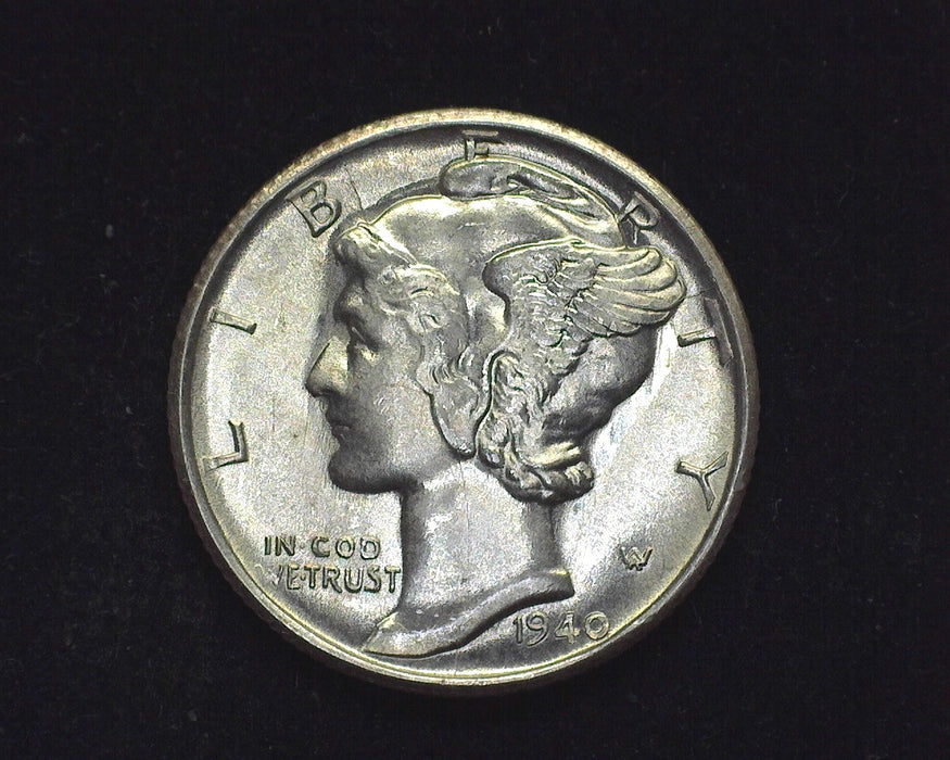 1940 S Mercury Dime BU Choice - US Coin