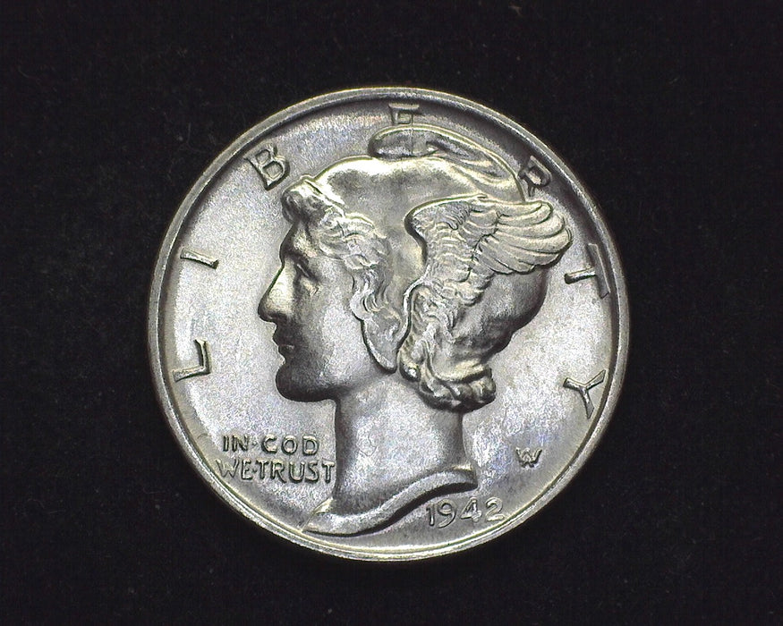 1942 Mercury Dime BU Gem! - US Coin