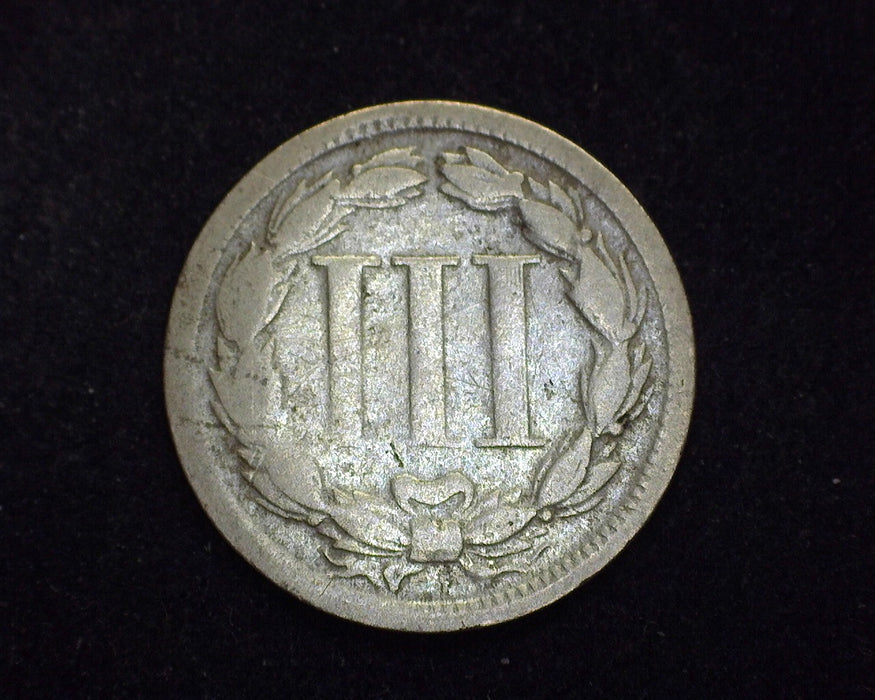 1876 Three Cent Nickel G - US Coin